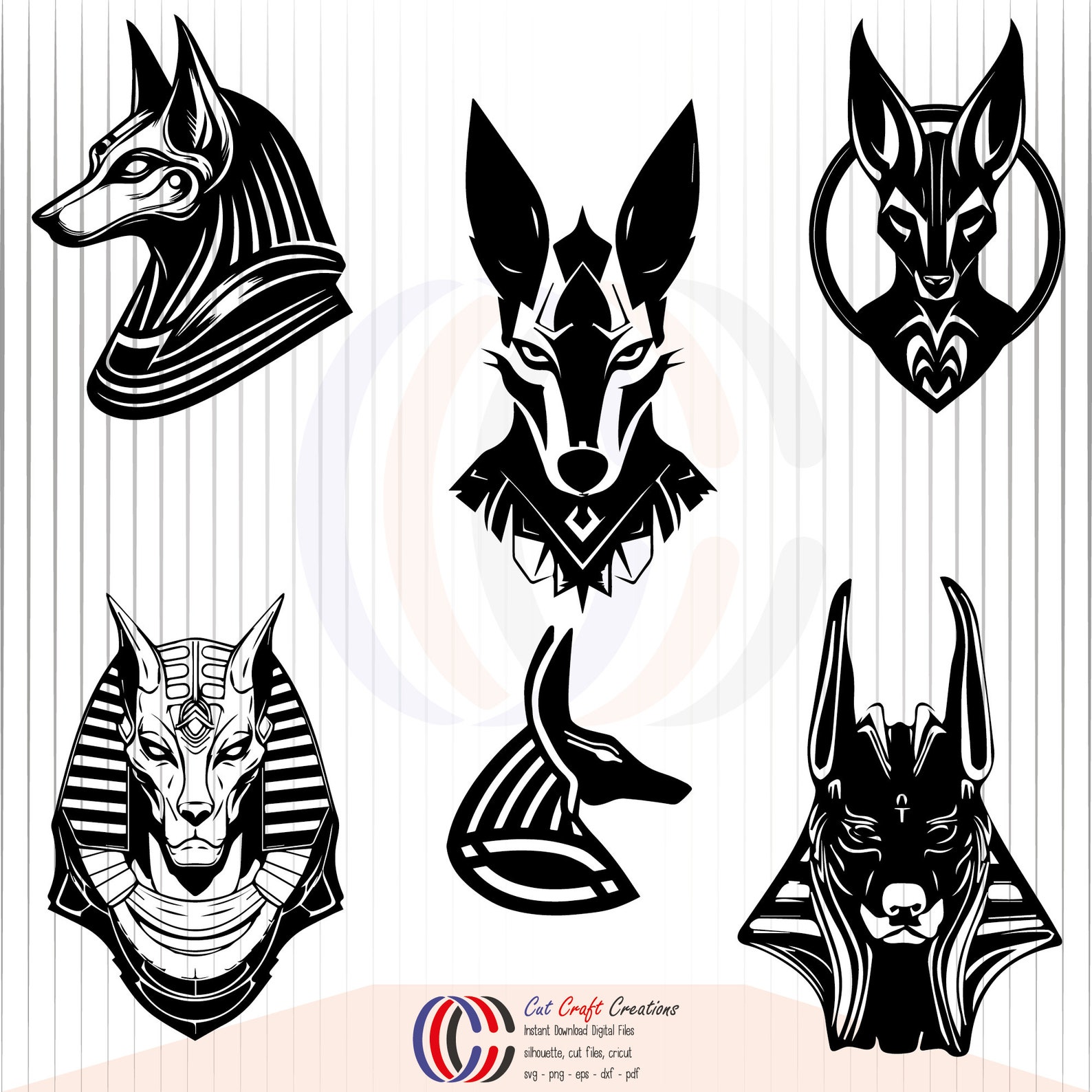 Anubis Svg, Anubis Head Svg, Ancient God Anubis Svg, Ancient Egypt Svg ...