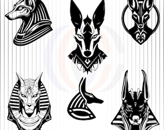 Anubis Svg, Anubis Head Svg, Ancient God Anubis Svg, Ancient Egypt Svg ...