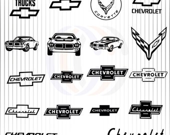 Car svg bundle, Chevy Bowtie, Chevrolet Svg Bundle, Chevrolet Corvette Flags, Chevy, Chevy Lovers Svg, car svg, sport car, silhouette,cricut