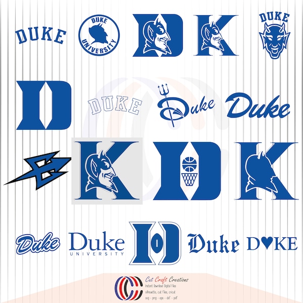 Duke Svg bundle, blue devils, devils svg,duke devils svg,university shirt,college design,duke cut file,cricut,silhouette,duke love,blue love