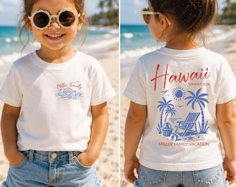 Custom Family Vacation Shirt, Personalized 2026 Beach Matching Tee
