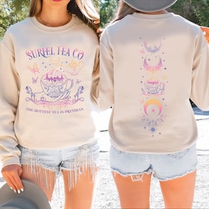 Suriel Tea Co Sweatshirt, ACOTAR Suriel Tea Sweatshirt, Velaris Sweatshirt, A Court Of Thorns and Roses Sweatshirt, SJM Merch