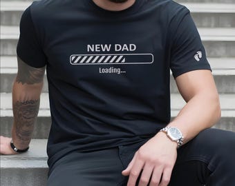 Comfort Colors New Dad First Father's Day Shirt, Funny Dad To Be Tee, New Daddy Loading Gift, Expecting Dads Shirt