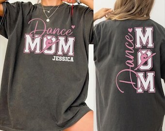 Comfort Colors Custom Dance Shirt,Custom Named Dance Team Tee, Dance Competition Gift