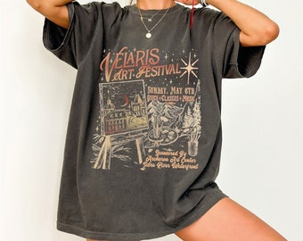 Velaris Art Festival Shirt, Velaris City Of Starlight Tshirt, Velaris Tshirt, Thorns and Roses Court of Dreams Tee, Bookish Gifts, CRT058
