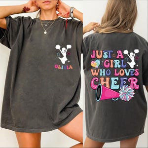 Custom Cheer Shirt, Personalized Cheer Shirt, Cheer Team Name Shirt, Game Day Shirt, Cheer Mom Shirt, Cheer Player Shirt, CRT172