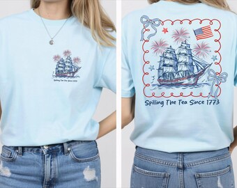 Spilling The Tea Since 1773 Shirt, Funny History Teacher Tee, History Lover Gift, American History