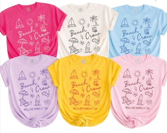 Custom Family Vacation Shirt, Matching Group Travel Tshirts, Holiday Tee, Beach Trip Gift
