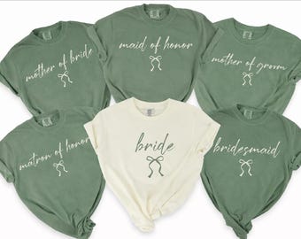 Bridal Party Matching Shirt, Bridesmaid Maid Of Honor Tee, Bachelorette Wedding Party