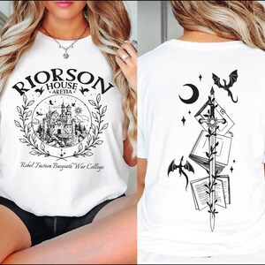 Xaden Riorson House 2-Sided Shirt, Iron Flame TShirt, Dragon Rider Bookish, , Violet Sorrengail, Bookish Gifts, CRT419 Bild 3