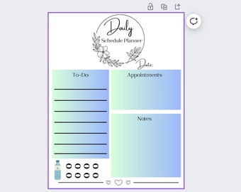 Printable Daily Job Task Sheet.pdf Daily Planning Sheet Printable | Structured Daily Schedule & Task ...