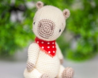 Modello capibara all'uncinetto, modello Amigurumi, capibara all'uncinetto, modello giocattolo all'uncinetto, modelli giocattolo, giocattoli Amigurumi, capibara Amigurumi