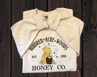 Sweat-shirt Gildan pour adulte Winnie l'ourson 1926, Hundred Acre Woods