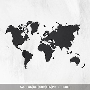 Weltkarte svg, Globe svg, Landkarte svg, Welt svg, Landkarte svg, Sofort Download.