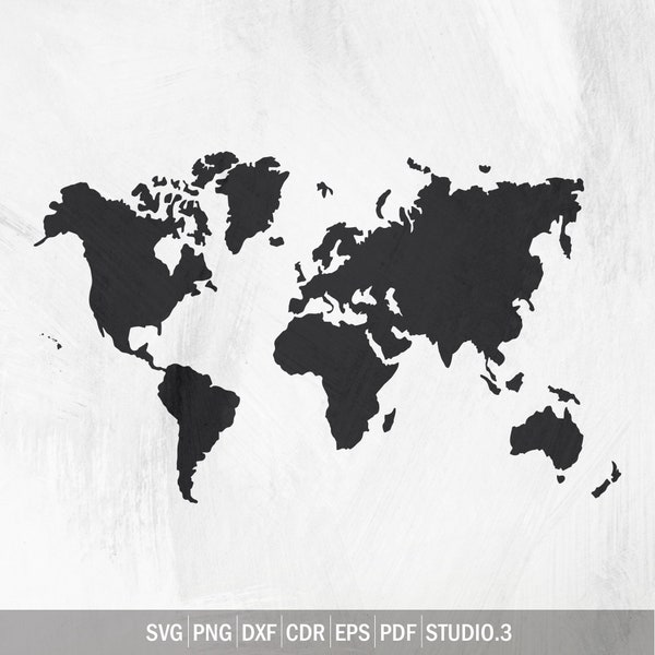 World map svg, Globe svg, map svg, world svg, map svg, Instant download.