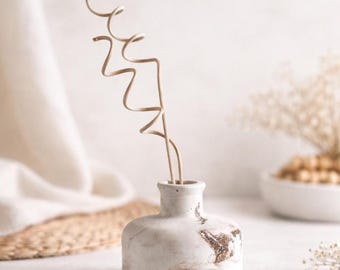 Concrete Diffuser Bottle For Essential Oils With Marble Effect | Aromatherapy Diffuser Vase