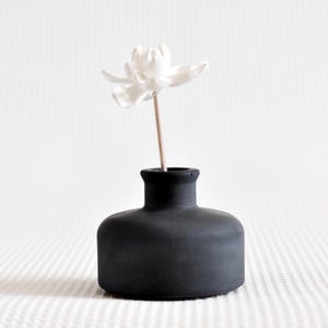 Graphitbeton Diffusor für ätherische Öle | Moderner minimalistischer schwarzer Aromatherapie-Behälter