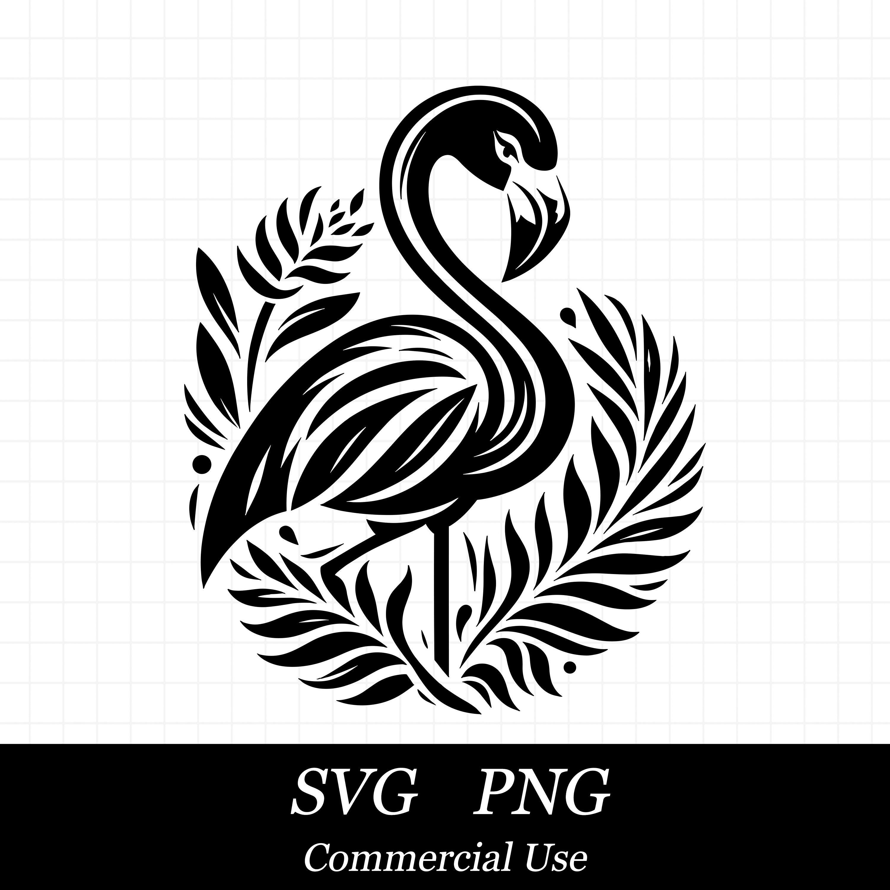 Flamingo SVG, Flamingo PNG, Svg File for Cricut, Beach Svg, Commercial