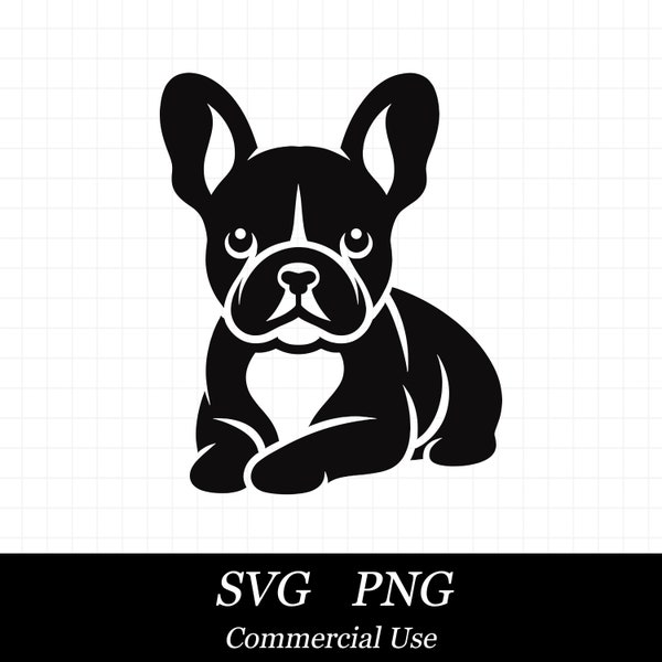 French Bulldog SVG PNG, Dog Svg, Dog Mama Svg,  SVG Files for Cricut, Commercial Use, Instant Digital Download,