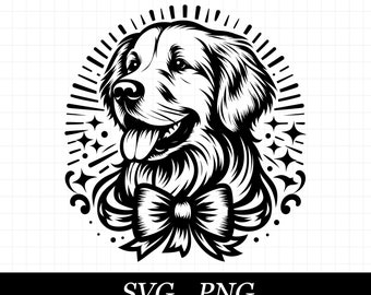Golden Retriever SVG PNG, Dog Svg, Dog Mama Svg, SVG Files for Cricut, Commercial Use, Instant Digital Download