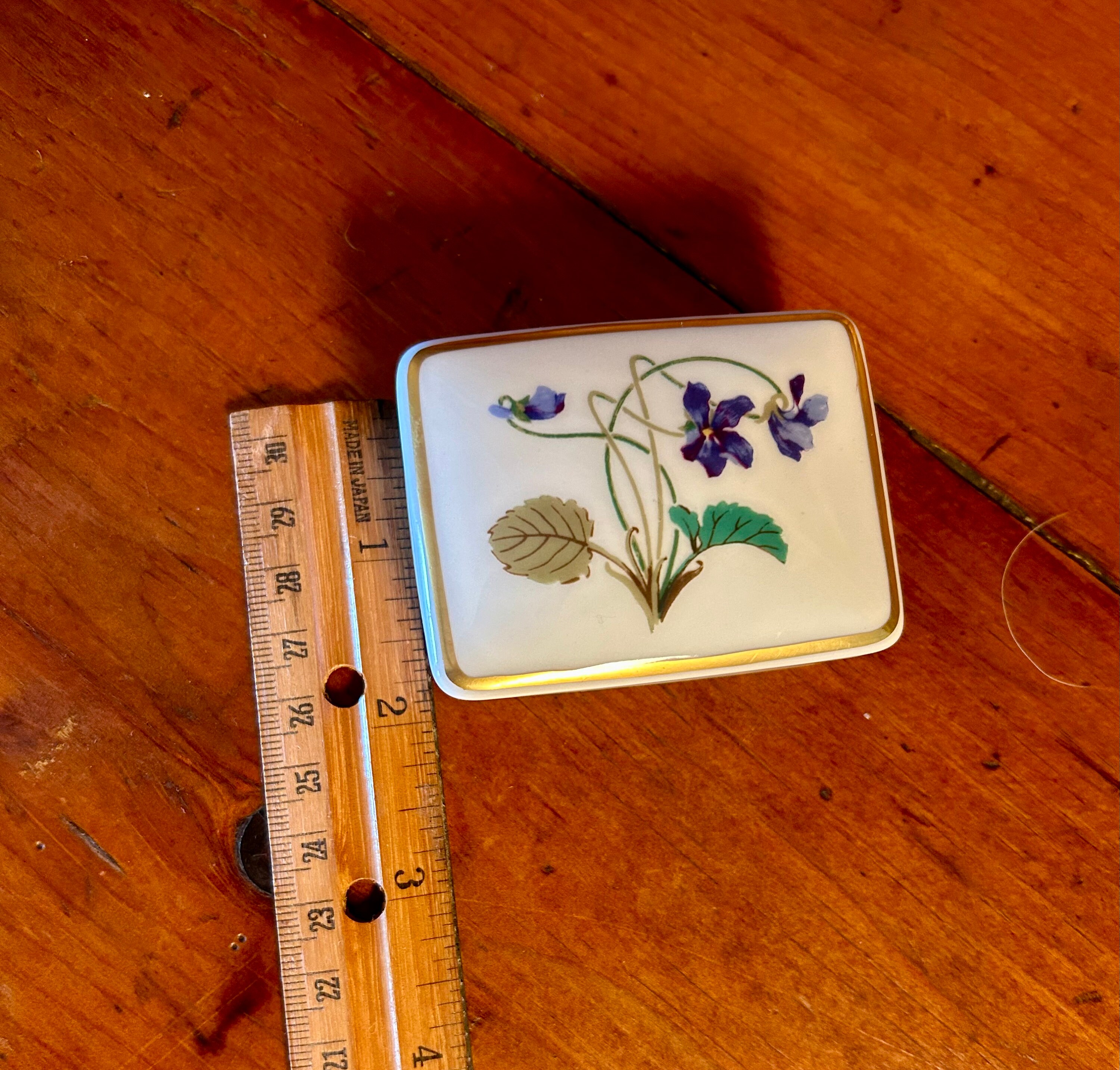 Rare Haviland Limoges Imperatrice Eugenie Pattern Trinket Box, Limoges