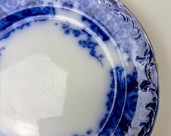 Extremely Rare Antique Flow Blue Ford and Sons Burslem