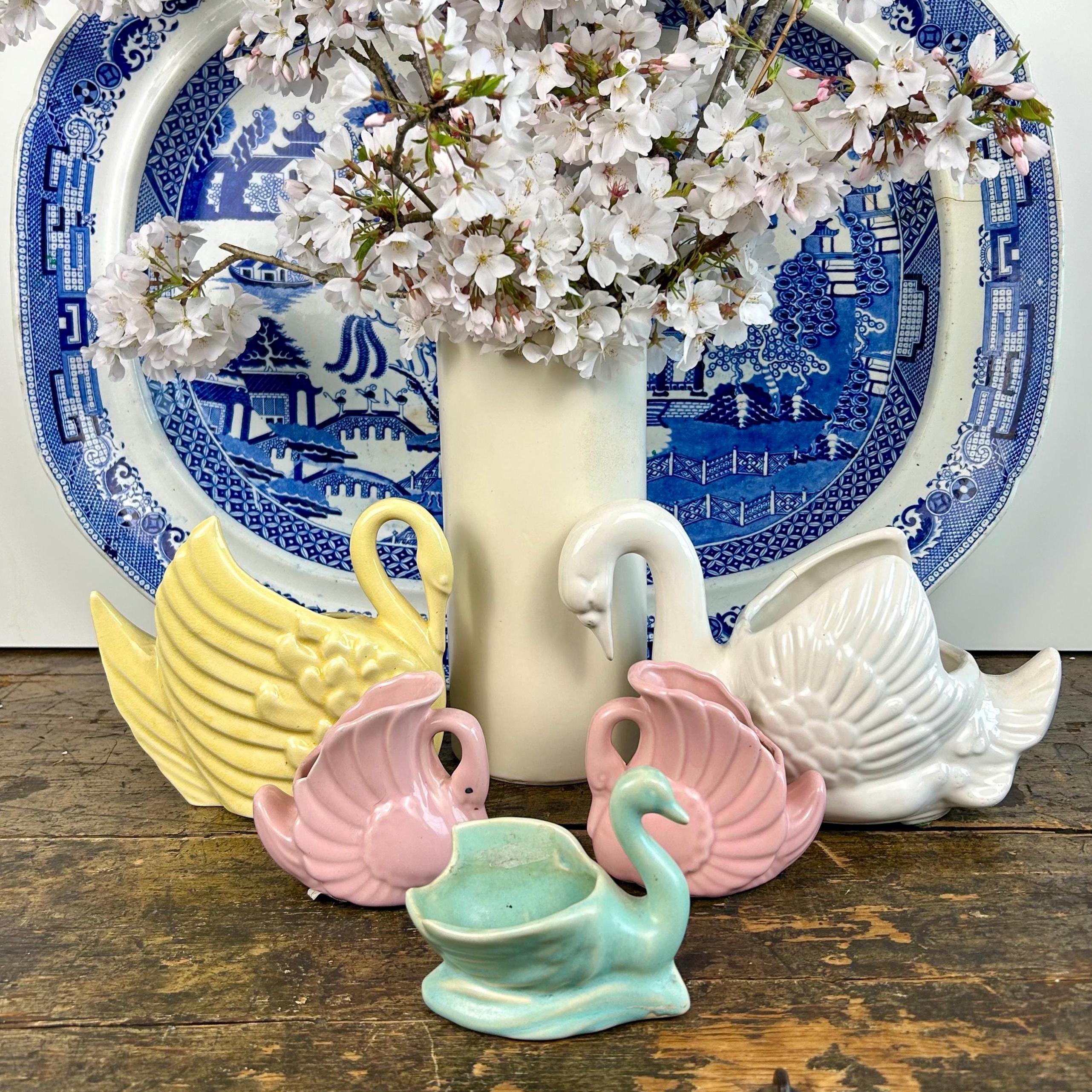 Usa Pottery Swan - Etsy
