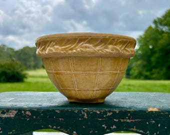 Antique Mccoy Pottery Very Rare Number 6 Yellow Ware