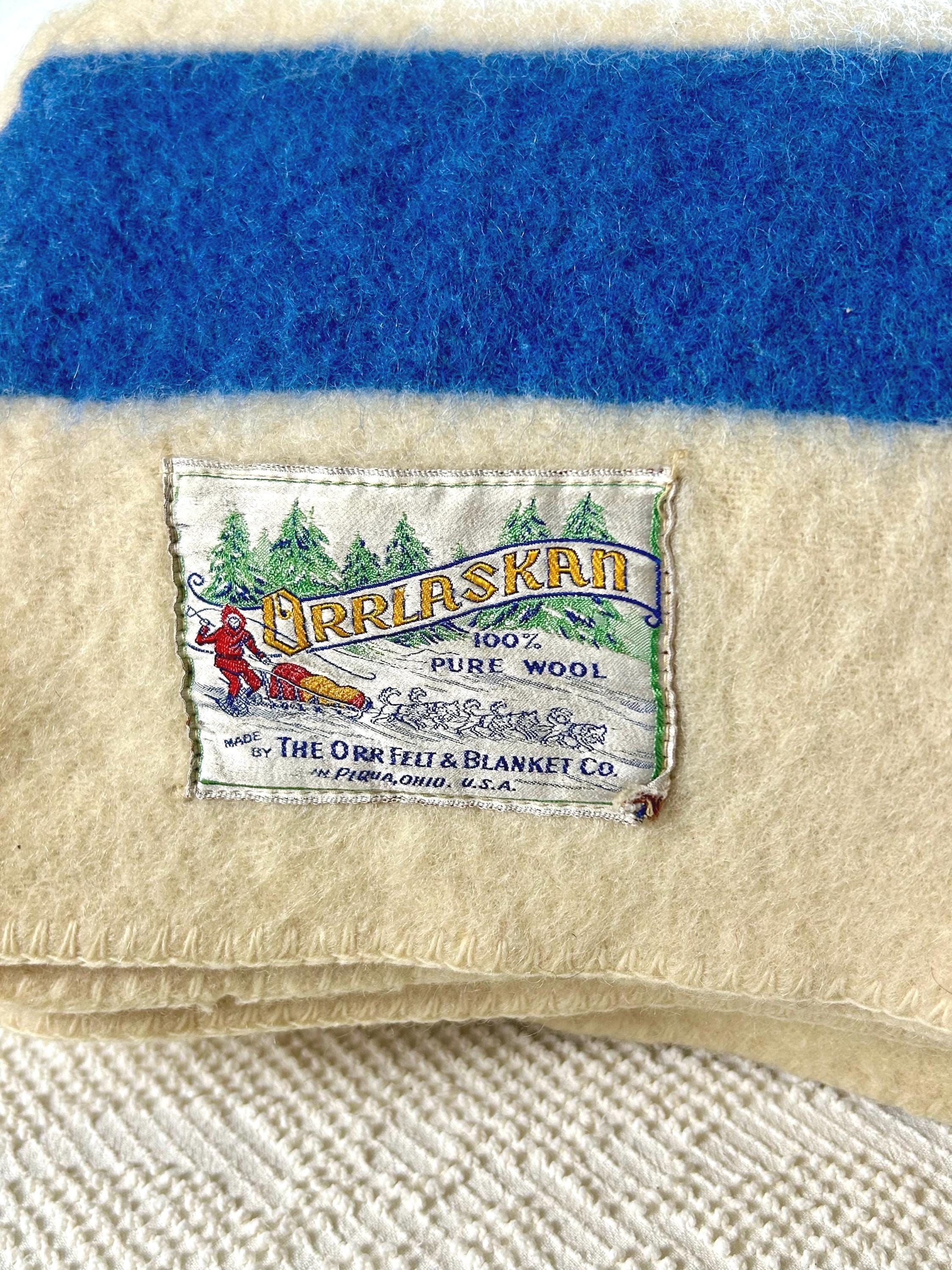 Vintage USA ORRLASKAN Vintage Blanket ブランケット ラグ ウール