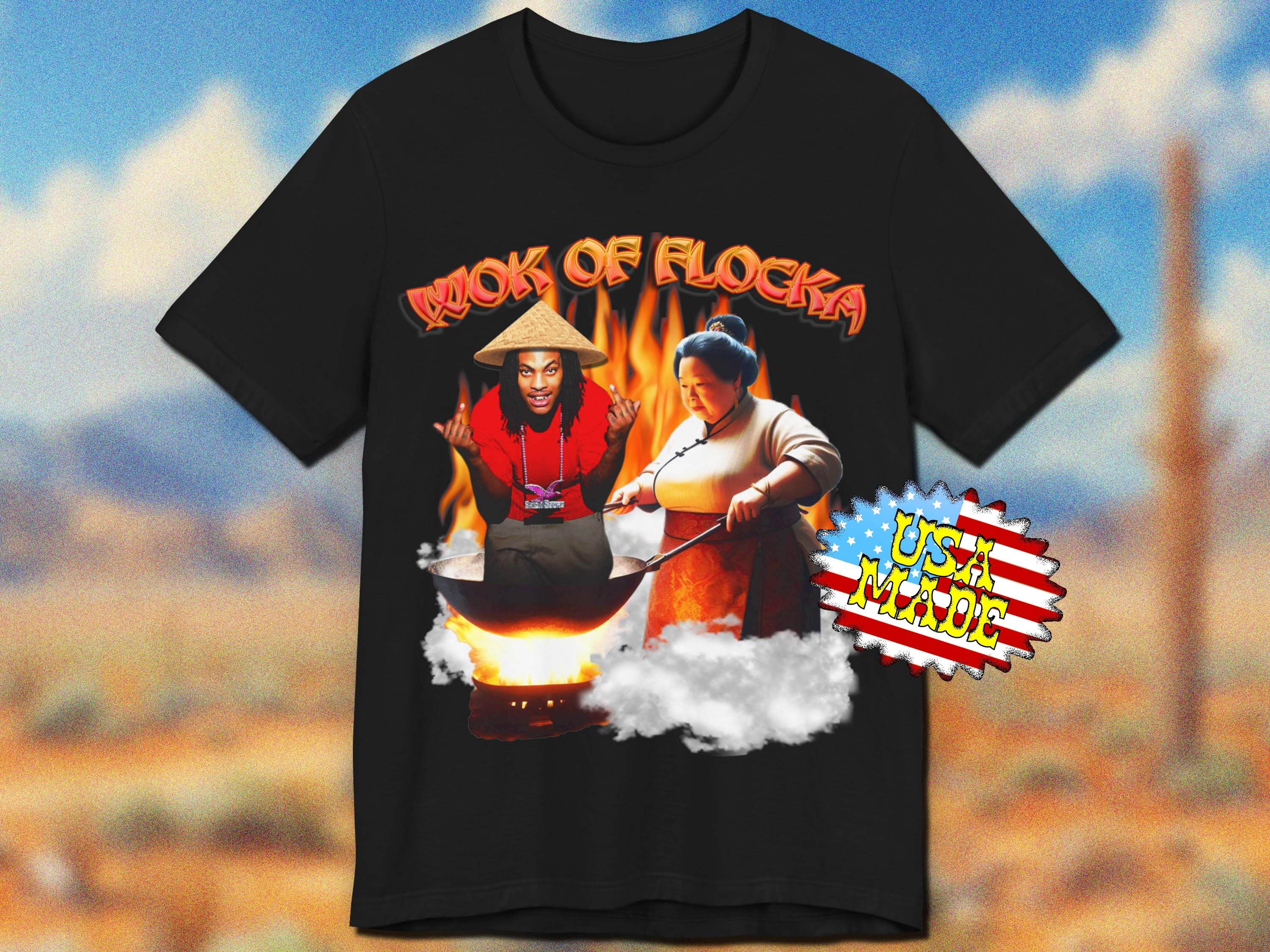 Wok of Flocka Shirt, Waka Flocka Shirt, Meme Shirt, Novelty T