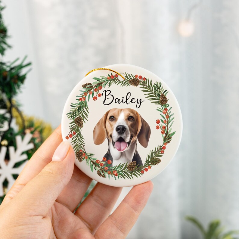 Personalized Pet Christmas Ornament Using Pet's Photo,custom Dog