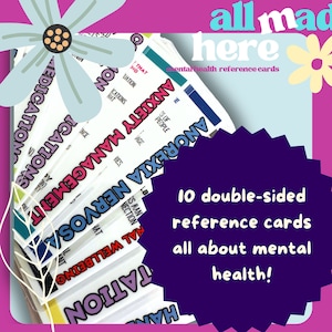 Mental Health Nursing Reference Cards
