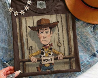 Woody Toy Story Comfort Colors Tshirt, Woody Shirt For Men Women, Pixar Tee, Animation Tee Shirt, Movie Lover Gift, Disneyland Trip Shirt