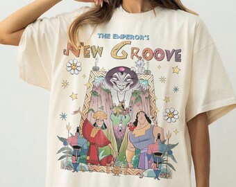 Emperor's New Groove Retro Comfort Shirt, Kuzco Pacha Kronk Yzma Movie Tee, WDW Disneyland Family Holiday Vacation Trip 2026 Tee