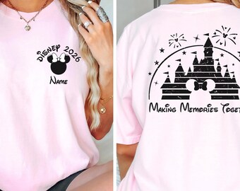 Disney 2026 Family Vacation Shirts, Mickey Castle 2026 Shirts, Family Trip Disneyworld Outfit, Mickey Minnie Shirt, Custom Mickey Trip Shirt