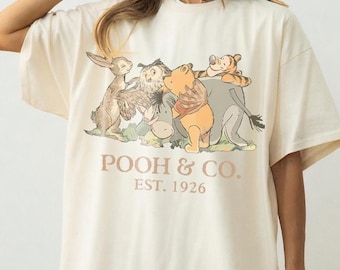 Retro Winnie The Pooh Shirt,Vintage Winnie Pooh and Friends Shirt,Classic Pooh Shirt,Disney Winnie the Pooh Shirt,Birthday Gift,Friends Gift