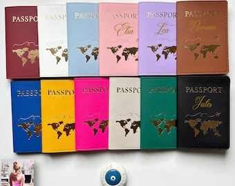Couvertures de Passeports Personnalisées en Simili Cuir : Voyagez avec Style !