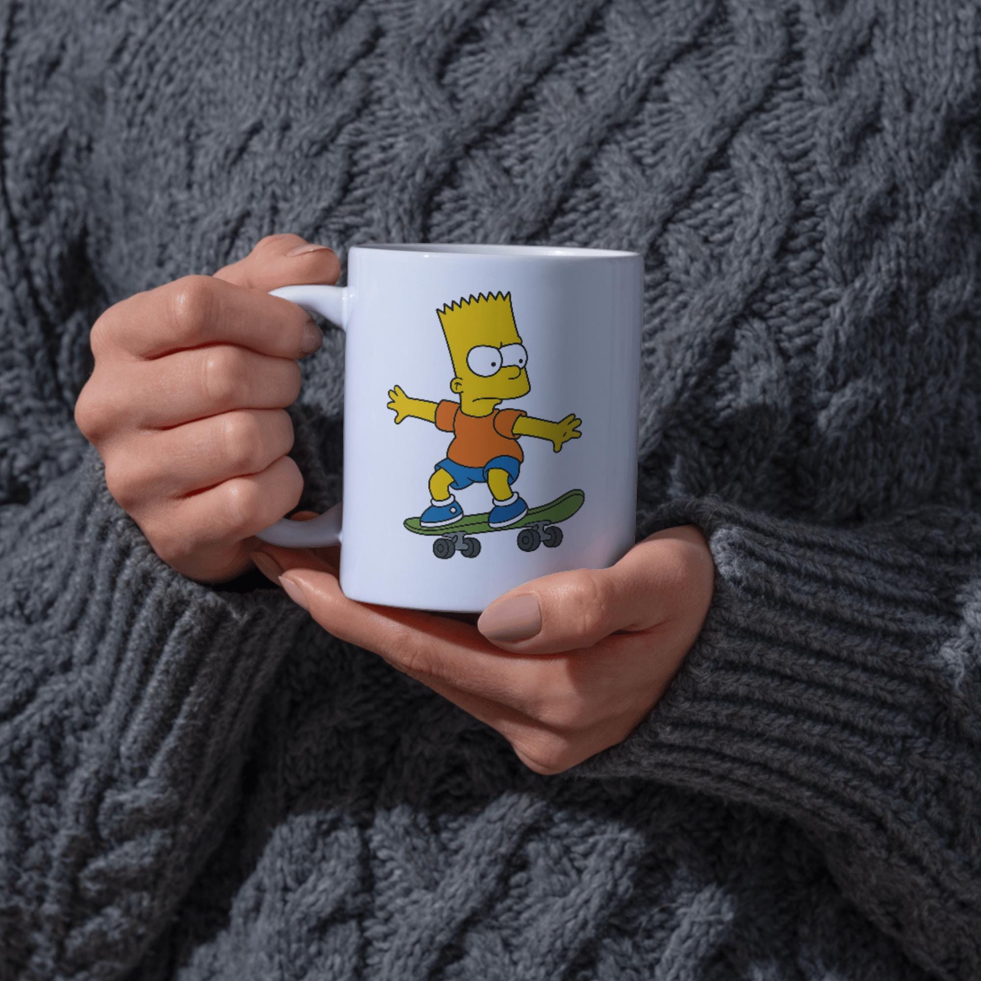 Simpsons Kaffeebecher Aus Keramik – Güteklasse A, Mit Geschenkbox – Perfekt Für Fans