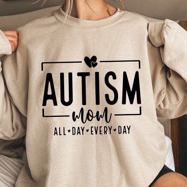 Autism Mom SVG PNG, Autism Awareness Svg, Autism PNG, Autism Acceptance Svg, Gift For Autism Mom, Inspirational Svg, Svg Files For Cricut