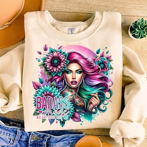 Mode Badass PNG, Png drôle, Png sarcastique, Sarcasme Png, Png impertinent, Femme tatouée, Funny adulte sarcastique Png, Design par sublimation, Téléchargement numérique