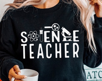 Science Teacher SVG, Back to School, Teacher Shirt Design (Digital Download)