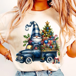 Christmas Gnome PNG, Christmas Gnome Truck Png, Christmas Png, Christmas Sublimation, Holiday Gnome Png, Xmas Gnome Png, Merry Christmas PNG