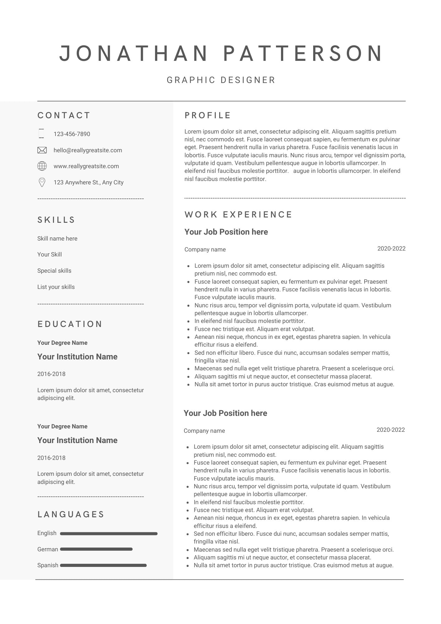 15 Resume Templates Bundle Set Professional Templates Modern Templates 15 Resume Templates Bundle Set Professional Templates Modern Templates
