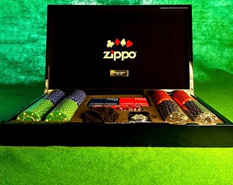 Zippo Edición limitada: juego de casino Zippo Edición numerada 750 piezas lanzado en todo el mundo NUEVO