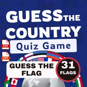 World Flags Digital Game, Family Games, Guess Country Games, Slumber Party Games, World Flags Quiz, Tea Party Games, Birthday Party Games