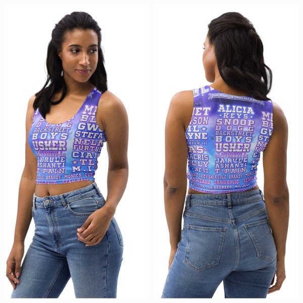 Lovers and friends festival custom crop top