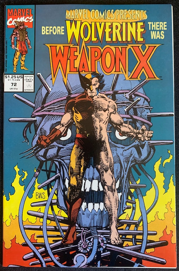 Marvel Comics Presents #72: Weapon X, 1st Appearance (1991) - Etsy
