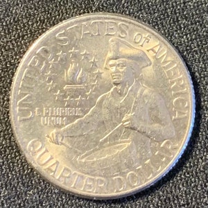 1776-1976 D US "Bicentennial" 25 Cent Coin - Pulled from Circulation - Pristine Condition