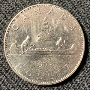 【美品】カナダドル　セント　銀貨　アンティーク 1978 canada dollar - Etsy 日本