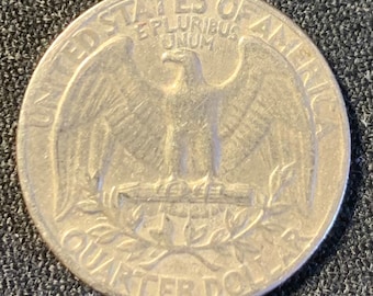 1966 年米国 25 セント硬貨 (ミントマークなし) - 良好な状態 - Etsy 日本